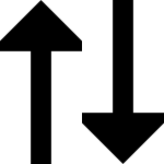 Arrow Up Arrow Down SVG Icon